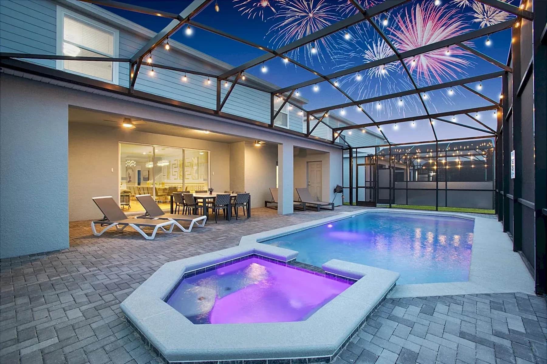 Villa Grande — 10-bedroom vacation home with a private pool at Windsor Island, Kissimmee, FL