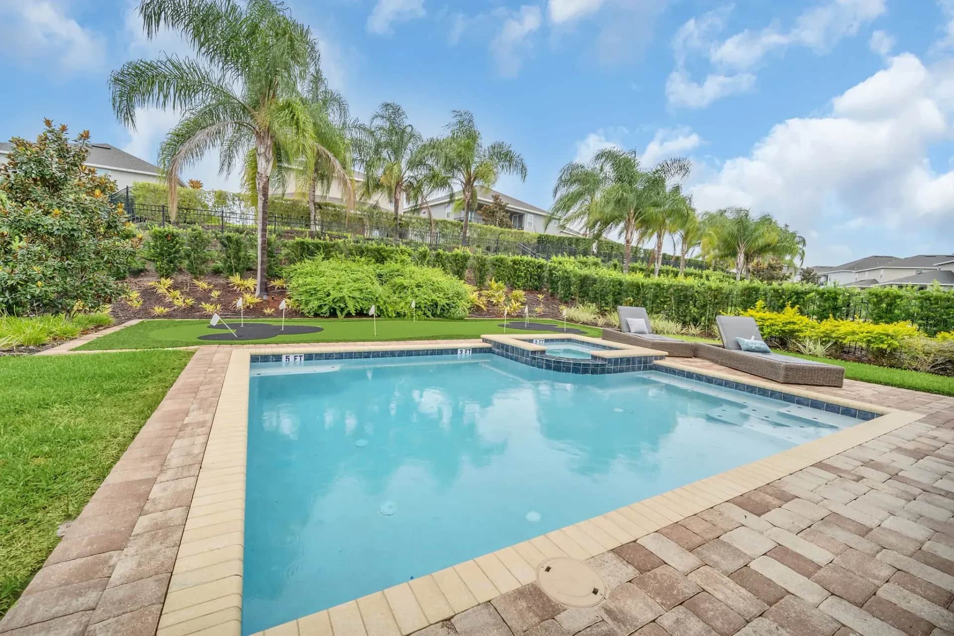 Fairway Fun Villa — 6-bedroom vacation home with a private pool at Encore Resort, Kissimmee, FL