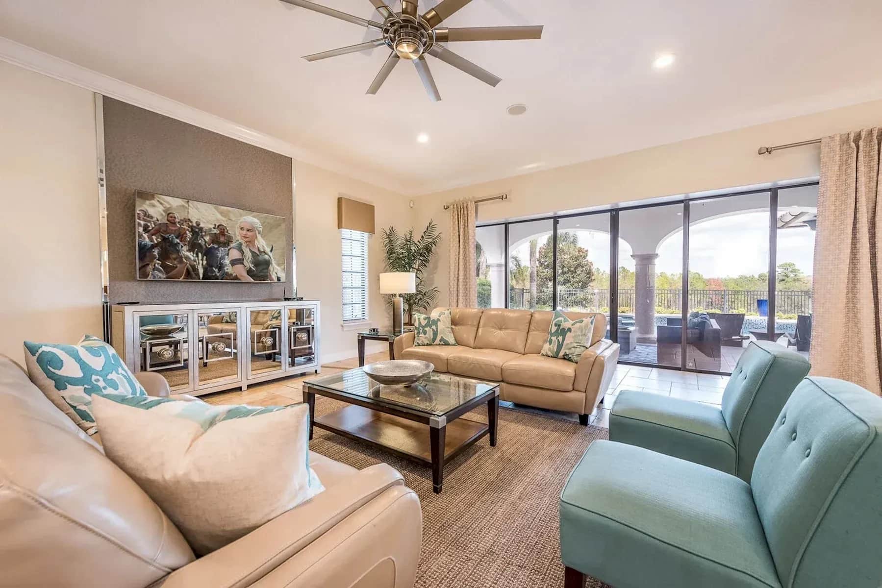 Sunset Fantasy Retreat — 6-bedroom vacation home with a private pool at Reunion Resort, Kissimmee, FL