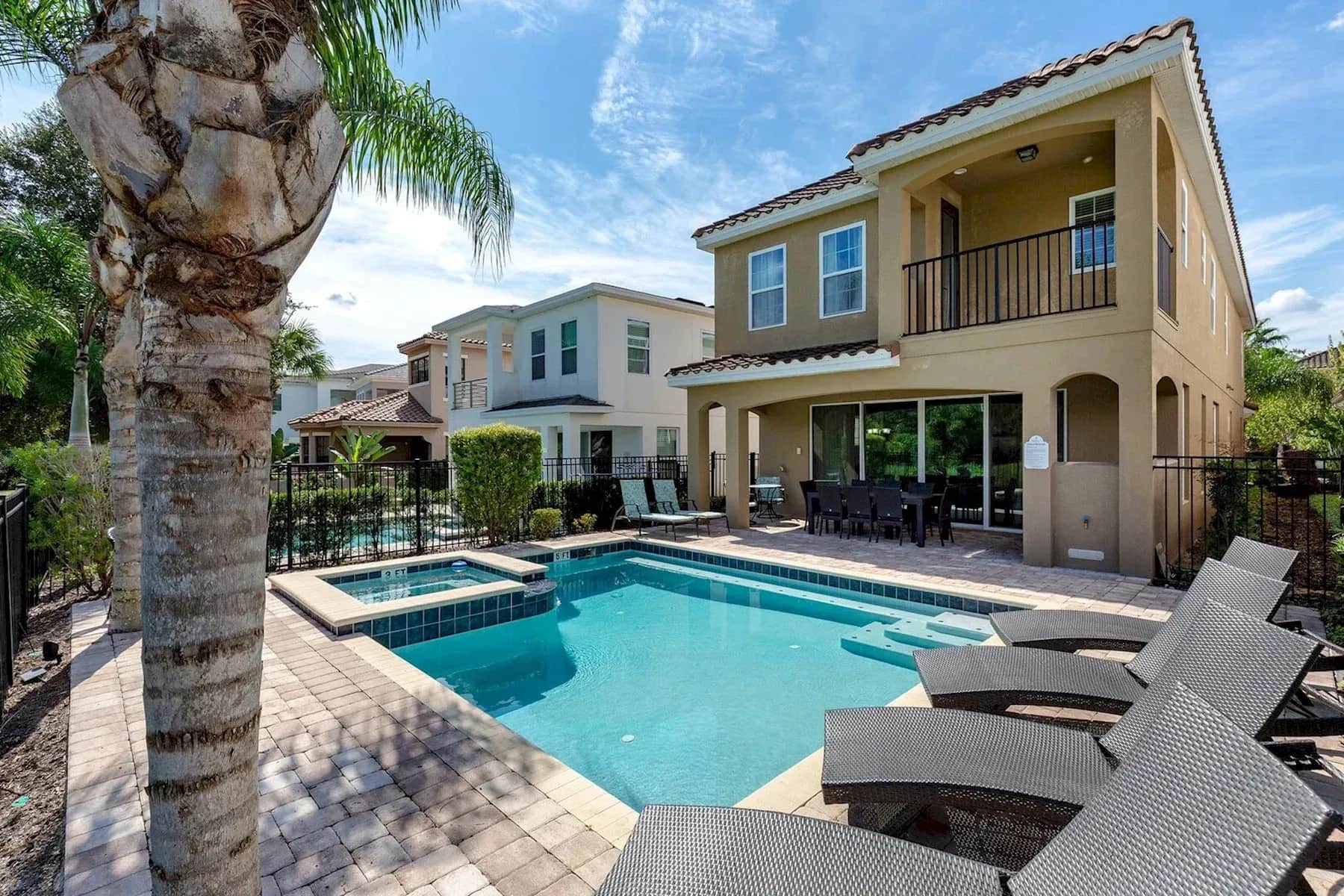 Slideaway Lodge — 5-bedroom vacation home with a private pool at Reunion Resort, Kissimmee, FL