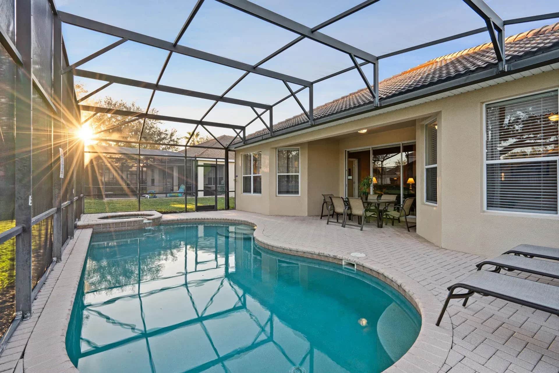 Palm Grove Retreat — 5-bedroom vacation home with a private pool at Windsor Hills Resort, Kissimmee, FL