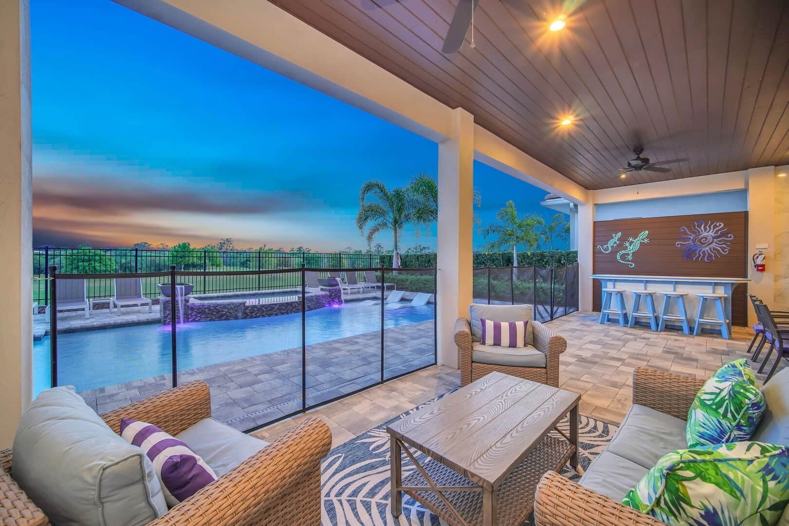 Greenside Luxe Mansion — 6-bedroom vacation home with a private pool at Reunion Resort, Kissimmee, FL