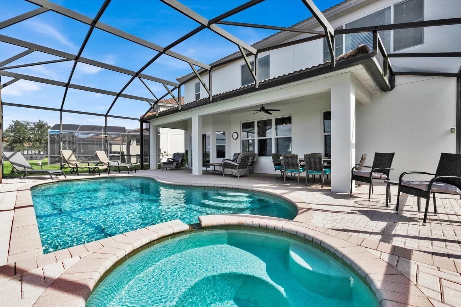 Hard Rock Haven — 6-bedroom vacation home with a private pool at Windsor Hills Resort, Kissimmee, FL