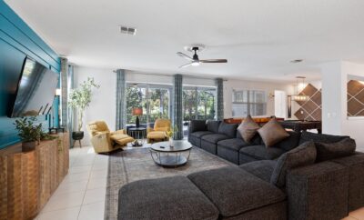 Sunny Bliss Villa – 9 Bed 6.5 Bath Sleeps 22 – from $378